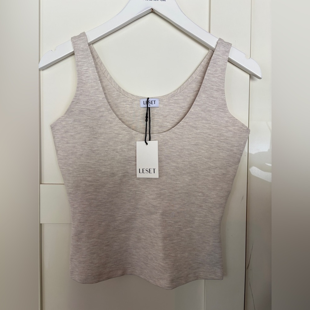 LESET Women's Beige Rio tank